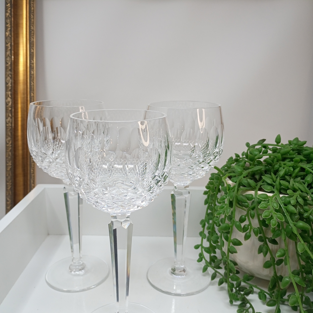 Waterford Crystal Wine Glasses Set Of 3 - Picture 8 of 8